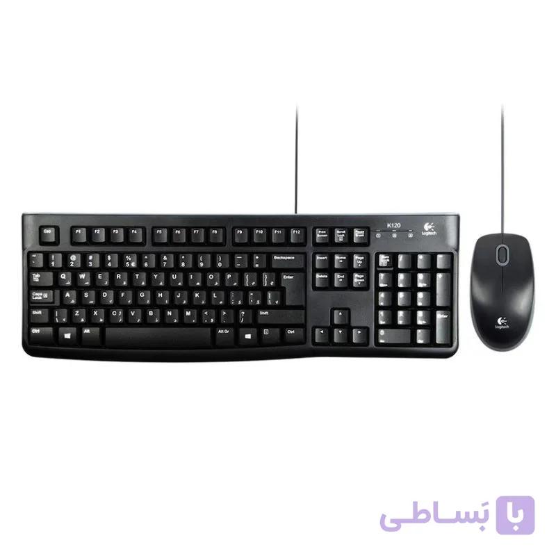 کیبورد و ماوس لاجیتک مدل Logitech MK120 — تصویر 1