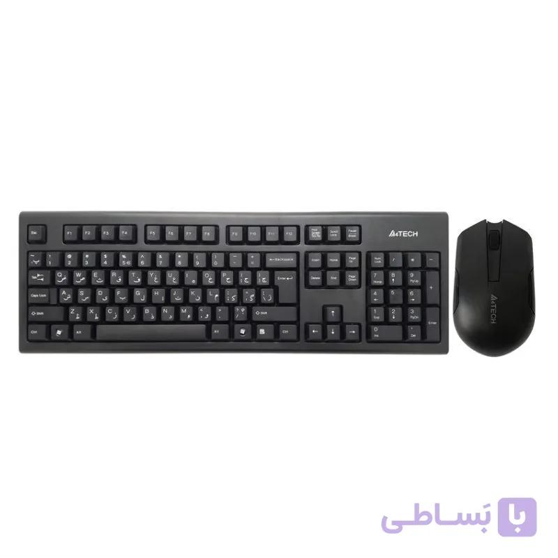 کیبورد و ماوس ای فورتک مدل A4Tech 3000N — تصویر 1