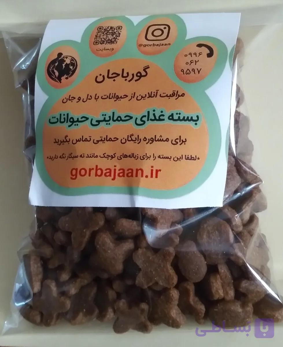 بسته غذا خشک حمایتی گورباجان_ 90 گرم غذای با کیفیت برای حیوانات حمایتی — تصویر 1