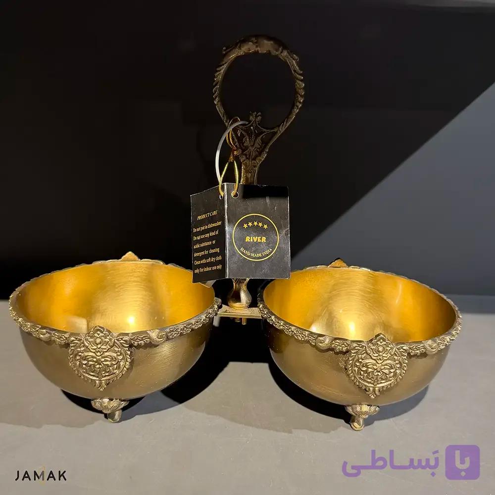 اردو خوری برنجی شاه عباسی ریور کد 24717 — تصویر 1