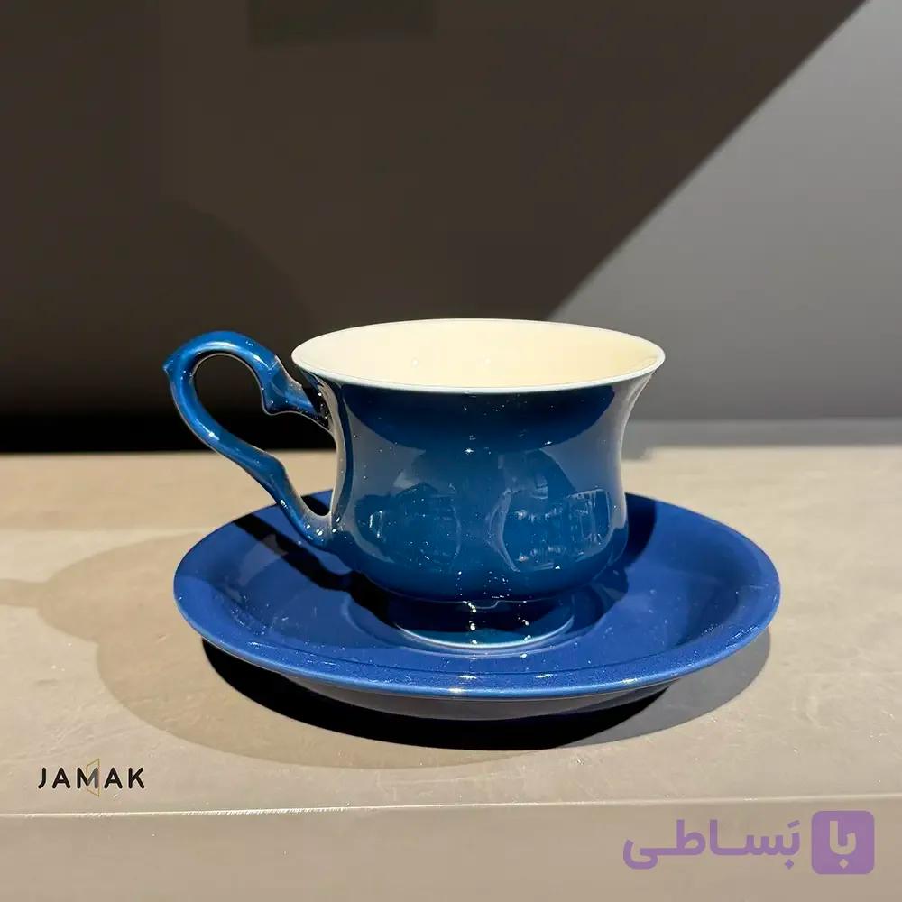 فنجان نعلبکی چینی طرح انگلیسی — تصویر 1