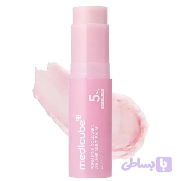 مولتی بالم PDRN و کلاژن مدیکیوب ضد چروک، ترمیم‌کننده و لیفت‌کننده پوست Medicube PDRN Pink Collagen Volume Multi Balm — تصویر 1