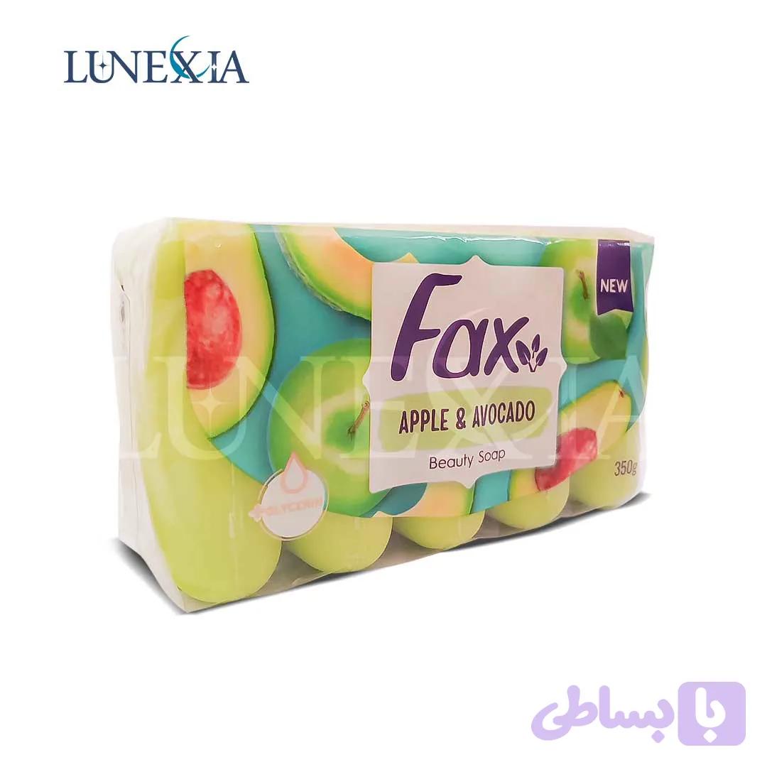 صابون فاکس با رایحه سیب و آووکادو 350 گرم 5 قالب 70 گرمی