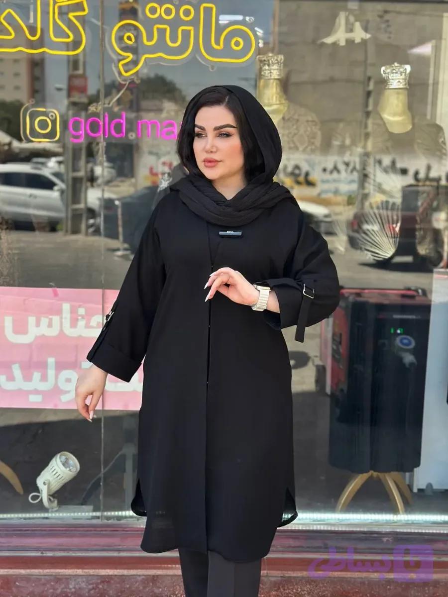 مانتو تابستانی شیک و باوقار/کاربردی سایز بزرگ — تصویر 1