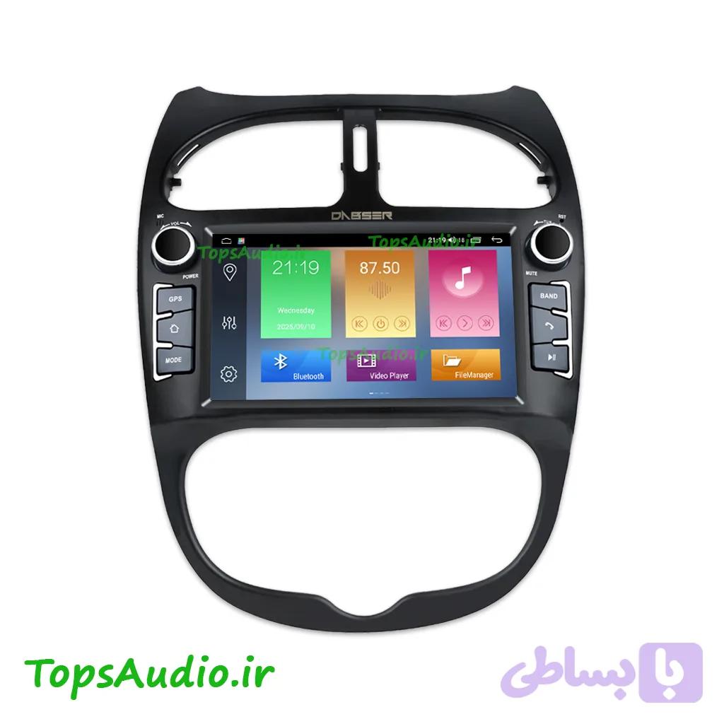 مانیتور اندروید پژو 206 دابسر مدل CH703 — تصویر 1