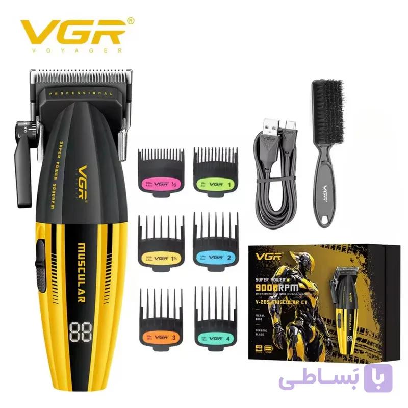 ماشین اصلاح موی سر و صورت وی جی ار V-285 اصل و اورجینال — تصویر 1