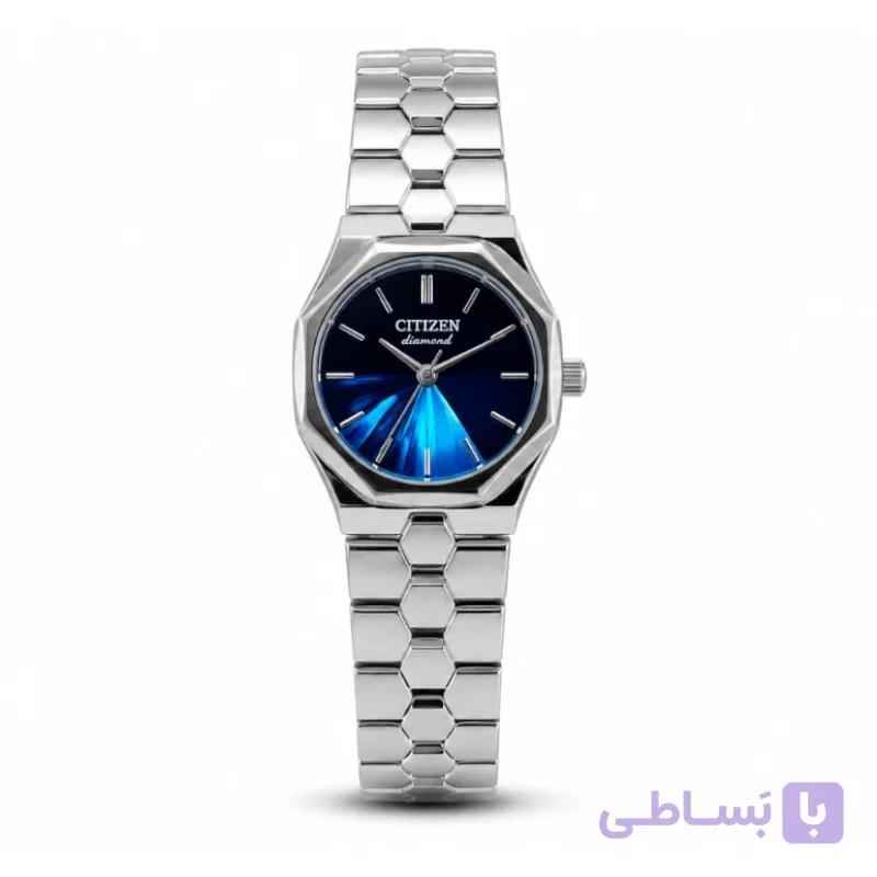 ساعت مچی سیتیزن صفحه منشوری دایموند ||  Citizen Women Prism Dial Diamond — تصویر 1