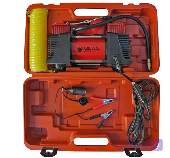 کمپرسور فندکی و برقی دوسیلندر میلان مدل ML-8212A — تصویر 1