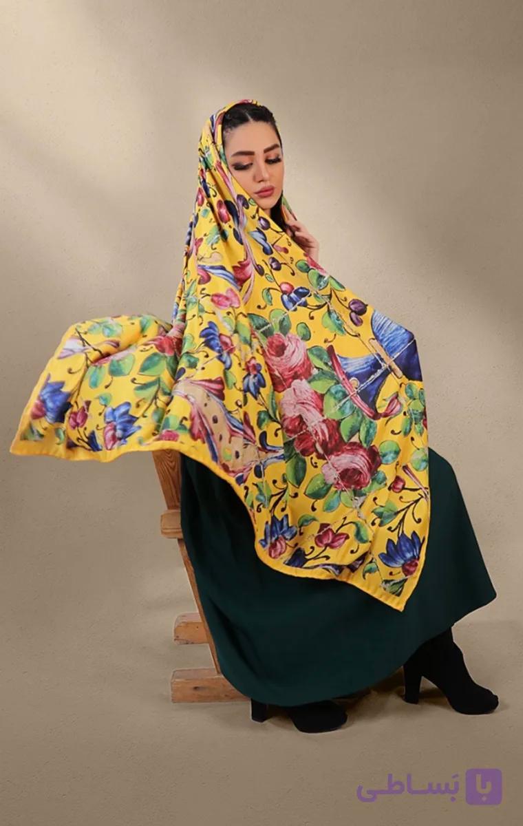 روسری طرح کاخ گلستان — تصویر 1