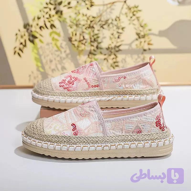 کفش زنانه راحتی اسپادریل وارداتی مدل کنفی کد 02