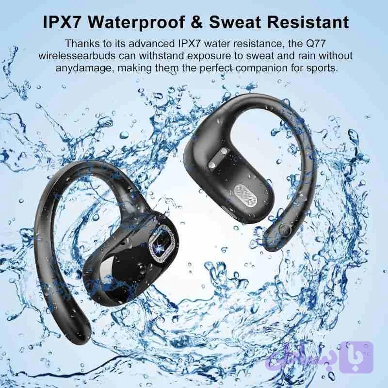 هدفون القایی بی‌سیم Qecnato مدل BX27 بلوتوث 5.4 حذف نویز صدای HiFi هدفون ورزشی ضد آب IP7 — تصویر 1