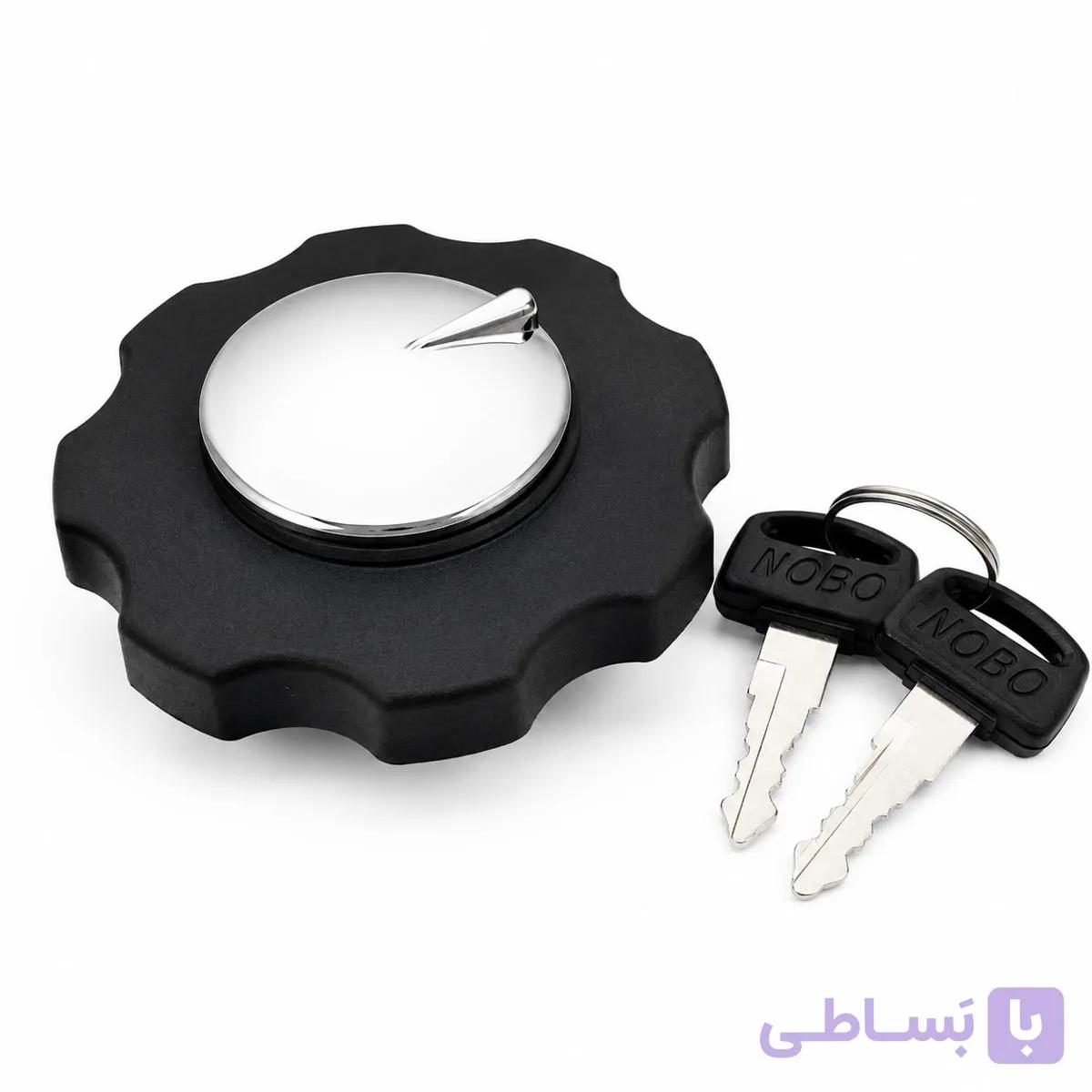 درب باک موتورسیکلت هوندا ۱۲۵ برند نوبو (NOBO) سوئیچ‌دار به همراه ۲ کلید — تصویر 1