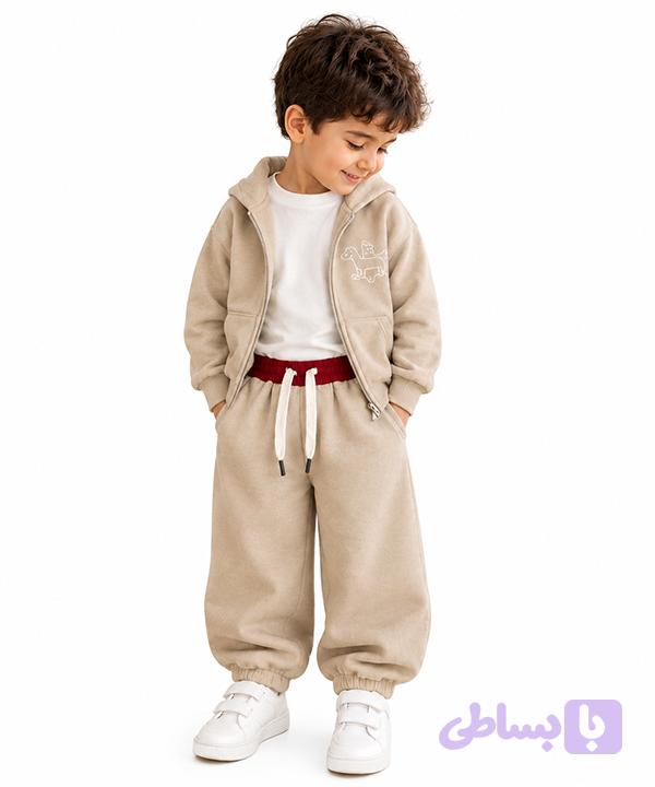 سویشرت تک طرح دار نوزادی کد:12290005 — تصویر 1