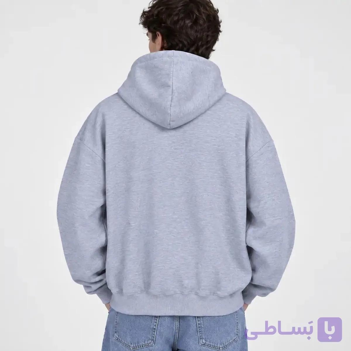هودی مردانه و زنانه طوسی ساده تو کرکی اورجینال وارداتی برند alcott — تصویر 1