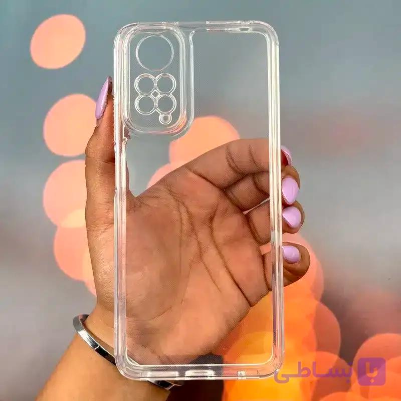 کاور شارک قاب مدل ژله ای شفاف مناسب برای گوشی موبایل شیائومی Redmi Note 15 4G