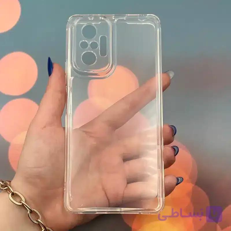 کاور شارک قاب مدل ژله ای شفاف مناسب برای گوشی موبایل شیائومی Redmi Note 15 Pro 4G