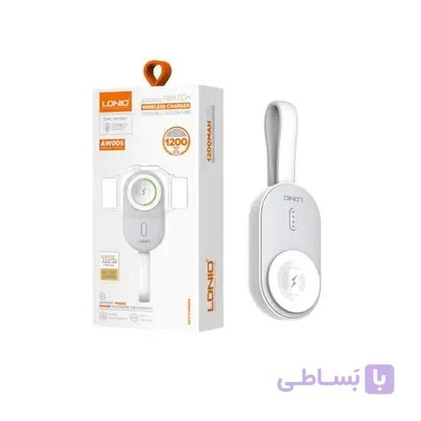شارژر و پاوربانک اپل واچ 1200 الدینیو Ldnio AW005 — تصویر 1