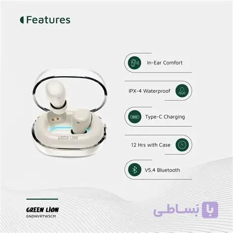 هندزفری بلوتوث گرین لاین Green Lion Denver GNDNVRTWSBK — تصویر 1