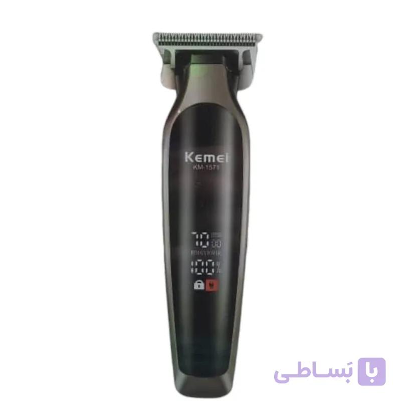 ماشین اصلاح موی سر و صورت شارژی کیمی مدل KM-1571 — تصویر 1