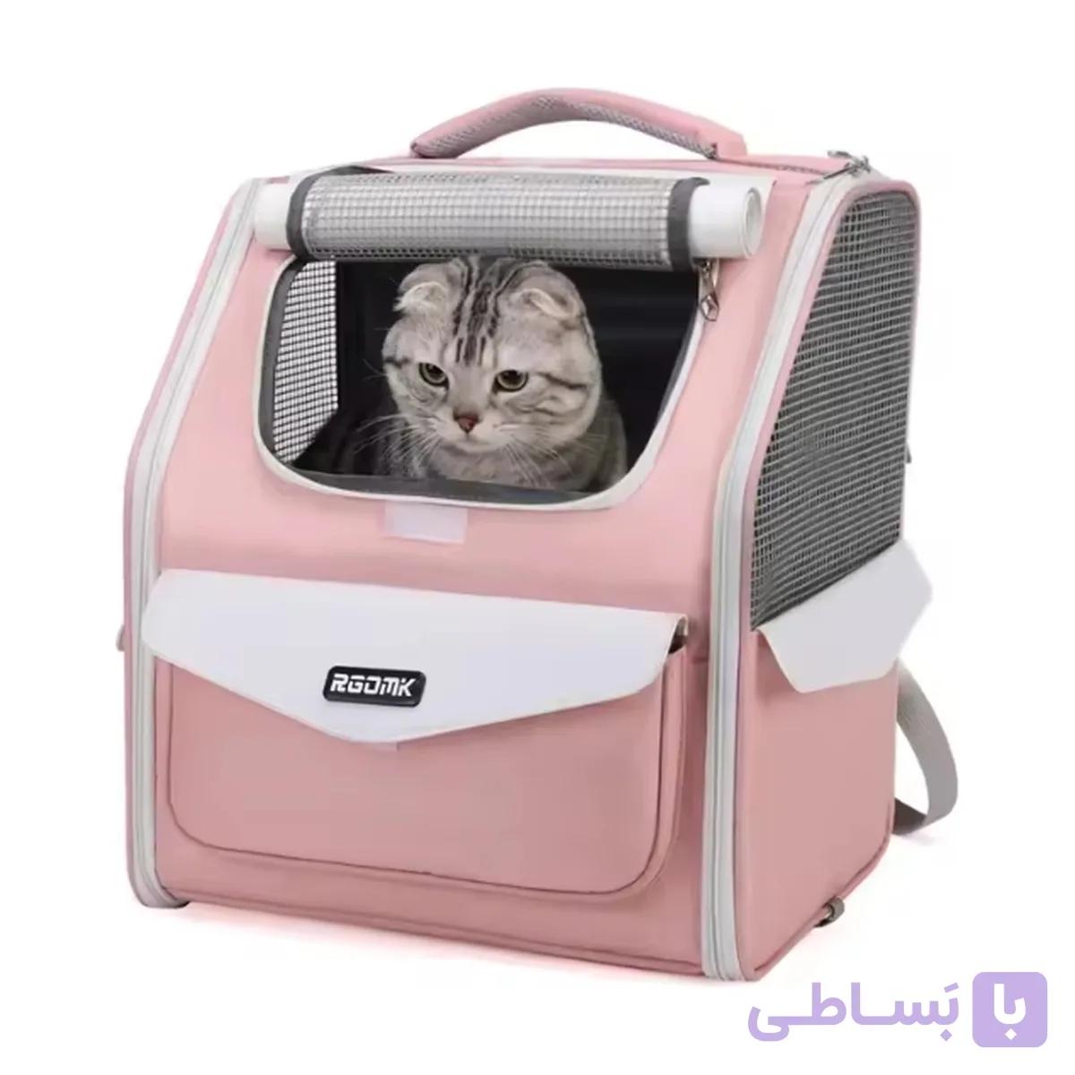 کوله حمل و نقل گربه و سگ نژاد کوچک تک جیب — تصویر 1