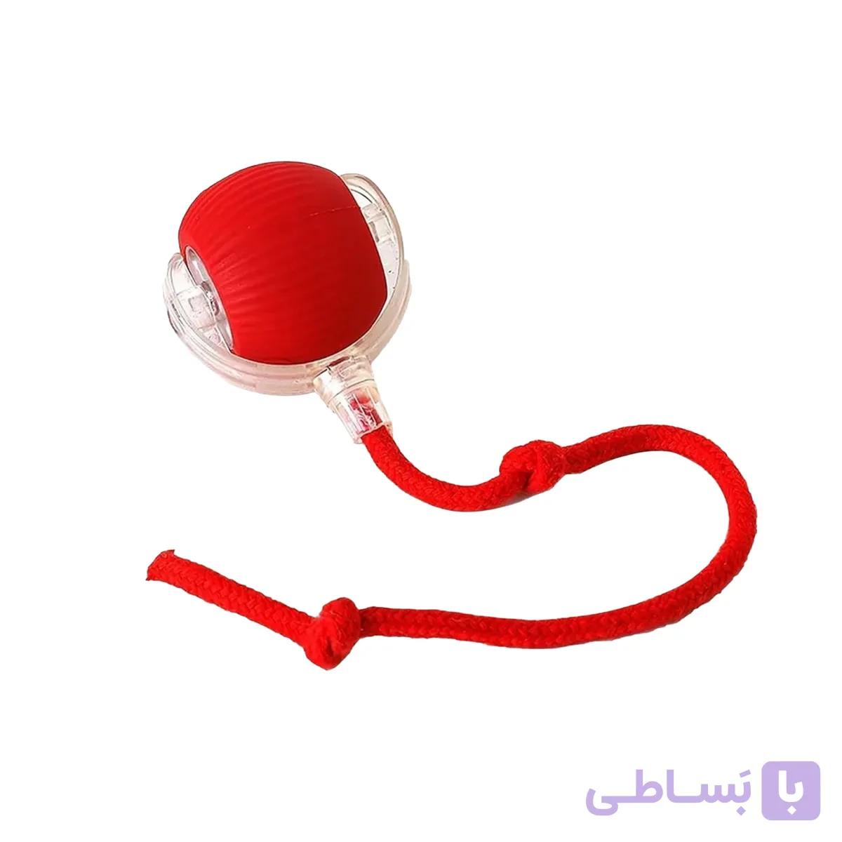 اسباب بازی توپ هوشمند گربه مدل دم طنابی — تصویر 1