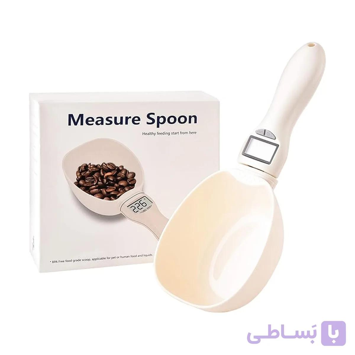 پیمانه ترازو دیجیتال غذای سگ و گربه مدل Measure Spoon — تصویر 1