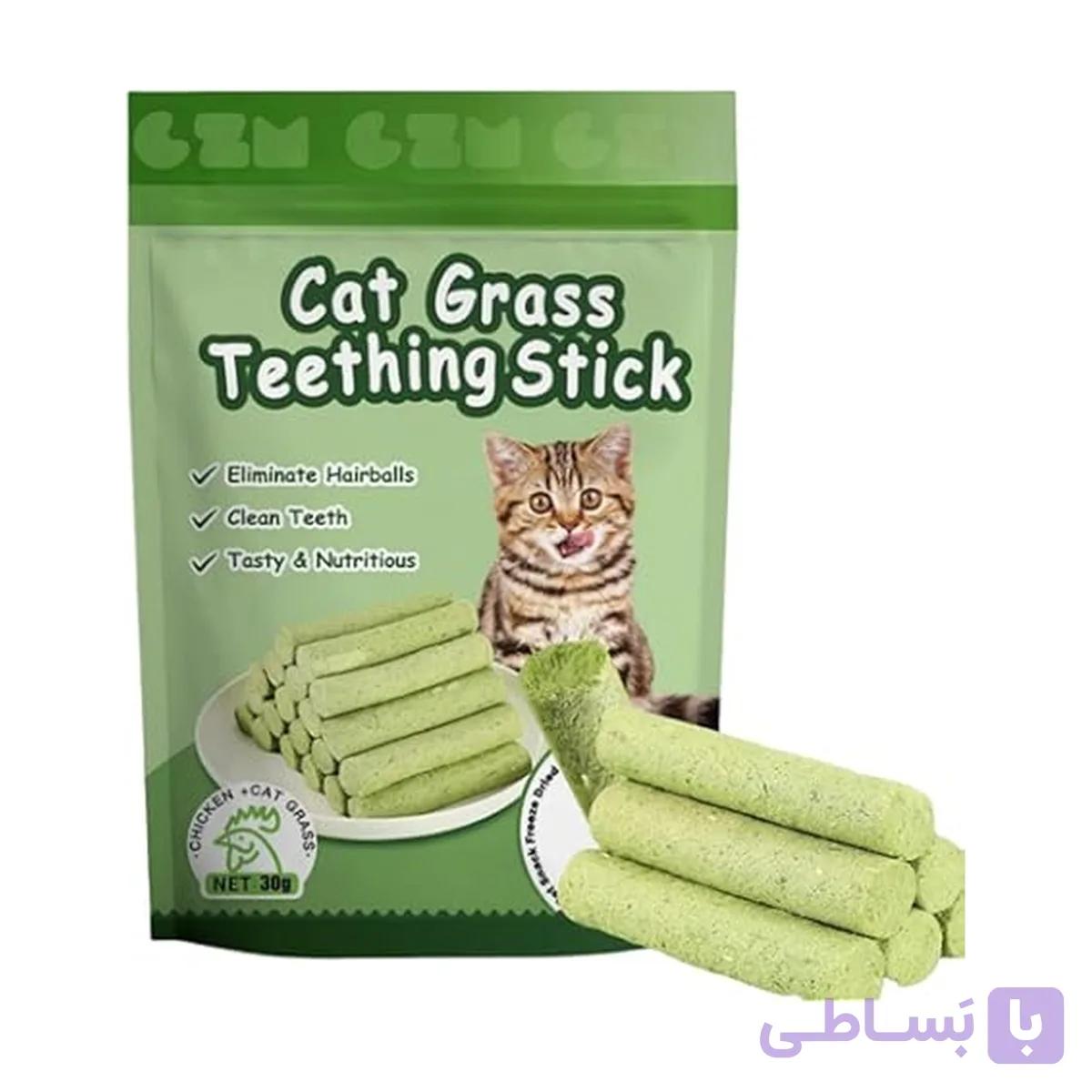 تشویقی کت گرس گربه Cat Grass تعداد 80 عددی — تصویر 1