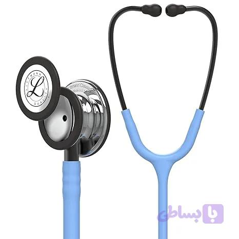 گوشی پزشکی لیتمن کلاسیک 3 آبی یخی آینه‌ای کد 5959 — تصویر 1