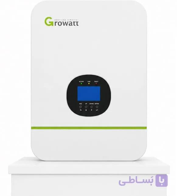 اینورتر هیبریدی گرووات 3000 وات مدل SPF3000TL HVM-24 آمپر MPPT | سانورتر آف گرید | اینورتر شارژر MPPT — تصویر 1