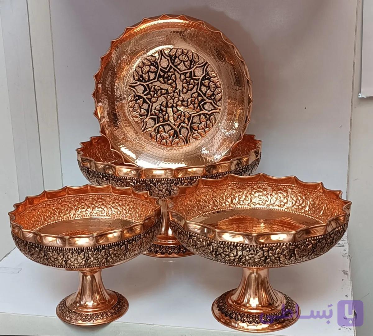 ست پذیرایی مسی نانو شده گلستان