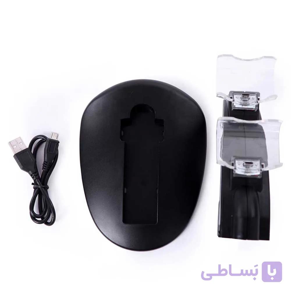 خرید شارژر دوتایی دسته PS4 برند OIVO-4002 — تصویر 1
