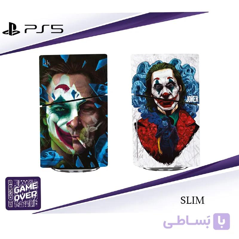 برچسب کنسول PS5 SLIM (GO) طرح JOKER — تصویر 1