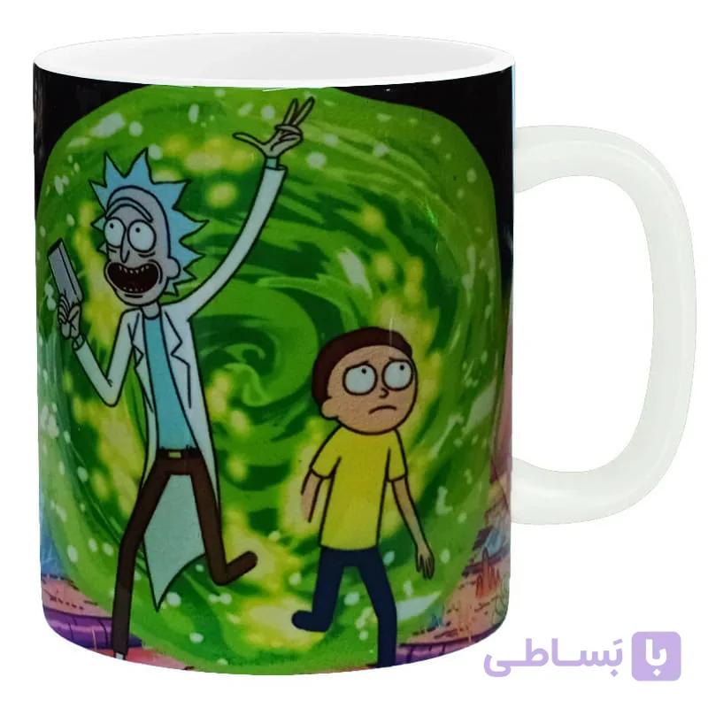 ماگ گیمینگ سرامیکی طرح ریک و مورتی Rick and Morty — تصویر 1