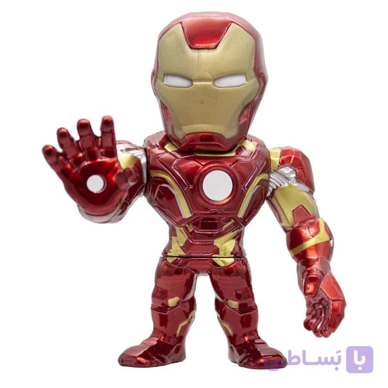 اکشن فیگور فلزی آیرون من جادا 10سانتی iron man — تصویر 1