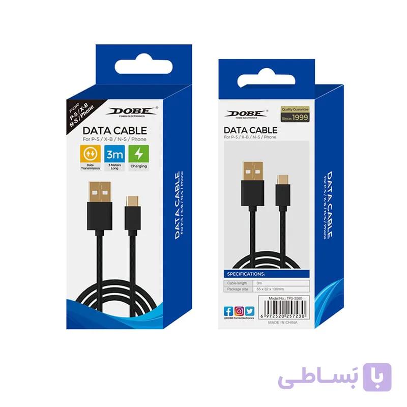 کابل شارژ و دیتا 3 متری دابی مدل DOBE TP5-3585 — تصویر 1