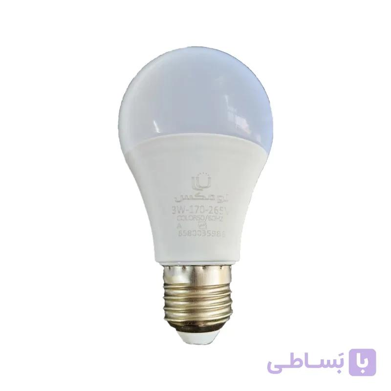 لامپ LED لومکس 3 وات مدل مولتی — تصویر 1