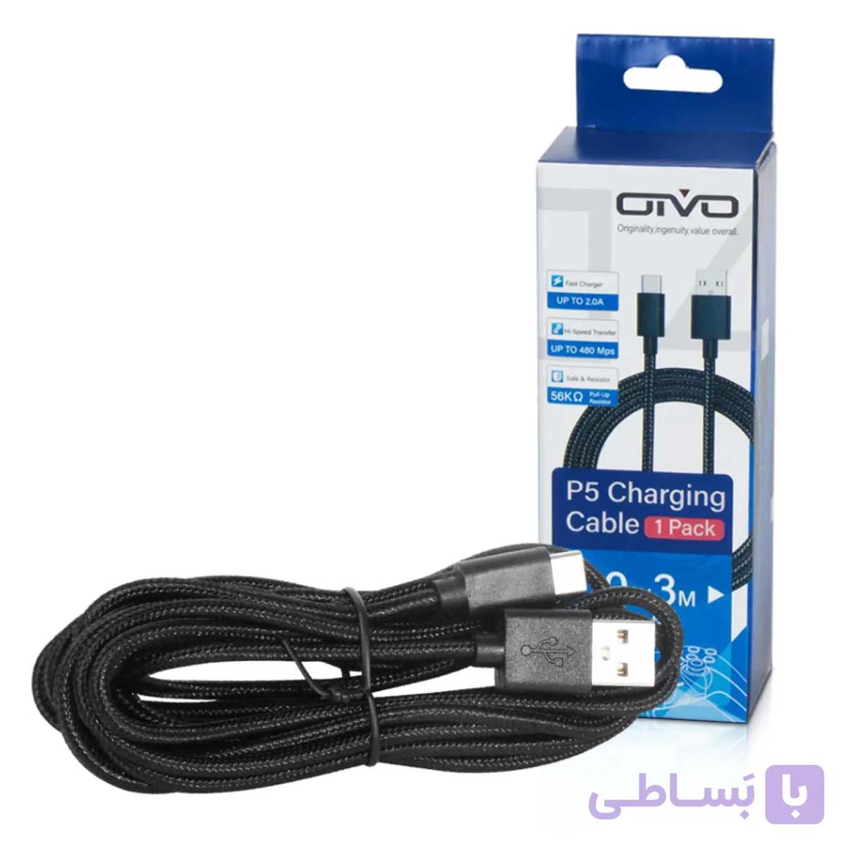 کابل شارژ دسته PS5 OIVO مدل P-5229 — تصویر 1