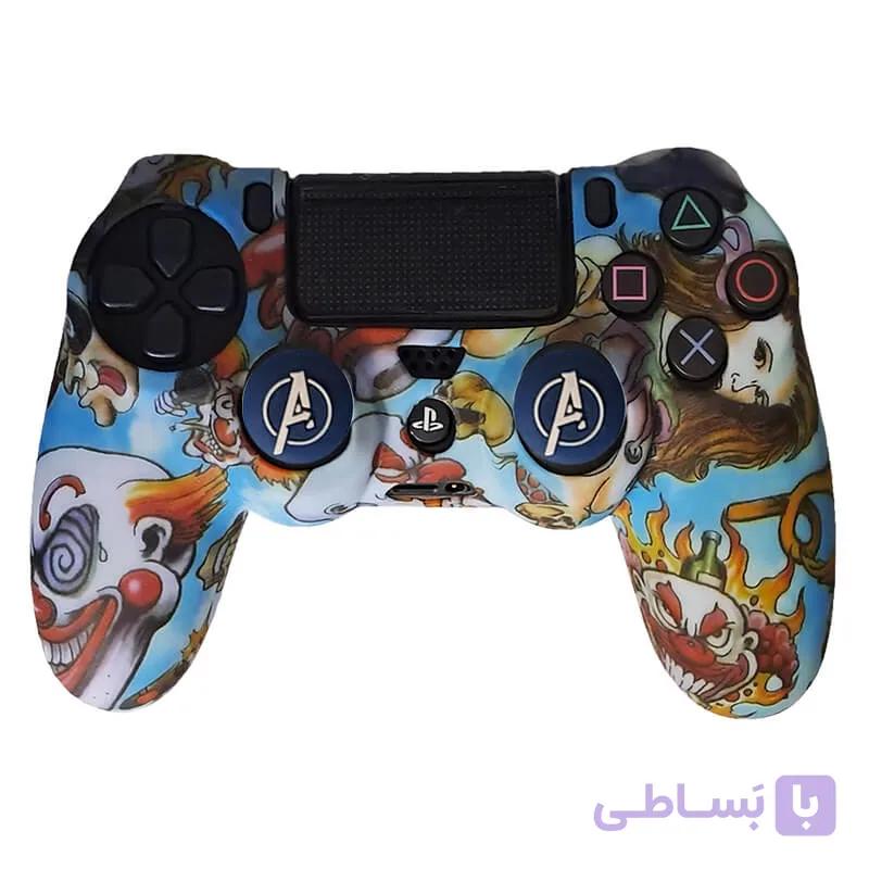 روکش دسته PS4 طرح JOKER بنفش — تصویر 1