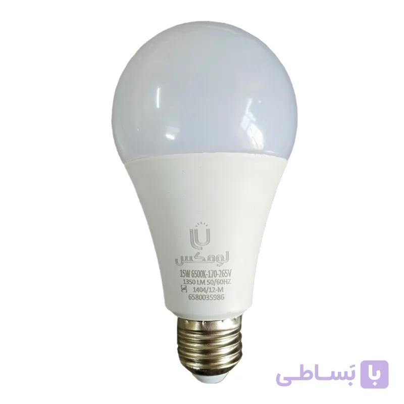 لامپ LED لومکس 15 وات مدل حبابی — تصویر 1