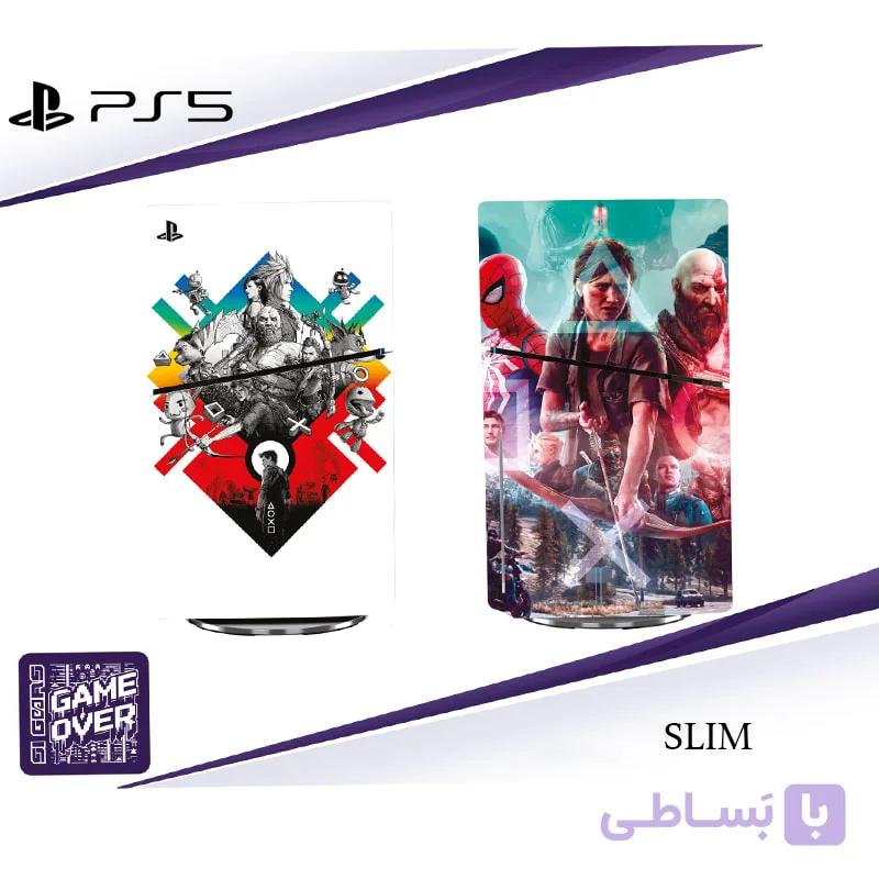 برچسب کنسول PS5 SLIM (GO) طرح Exclusive — تصویر 1