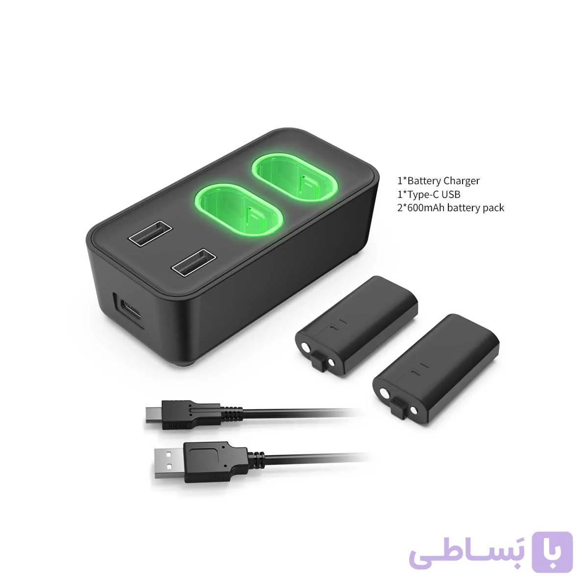 خرید شارژر باتری ایکس باکس Dobe TYX-0665 — تصویر 1