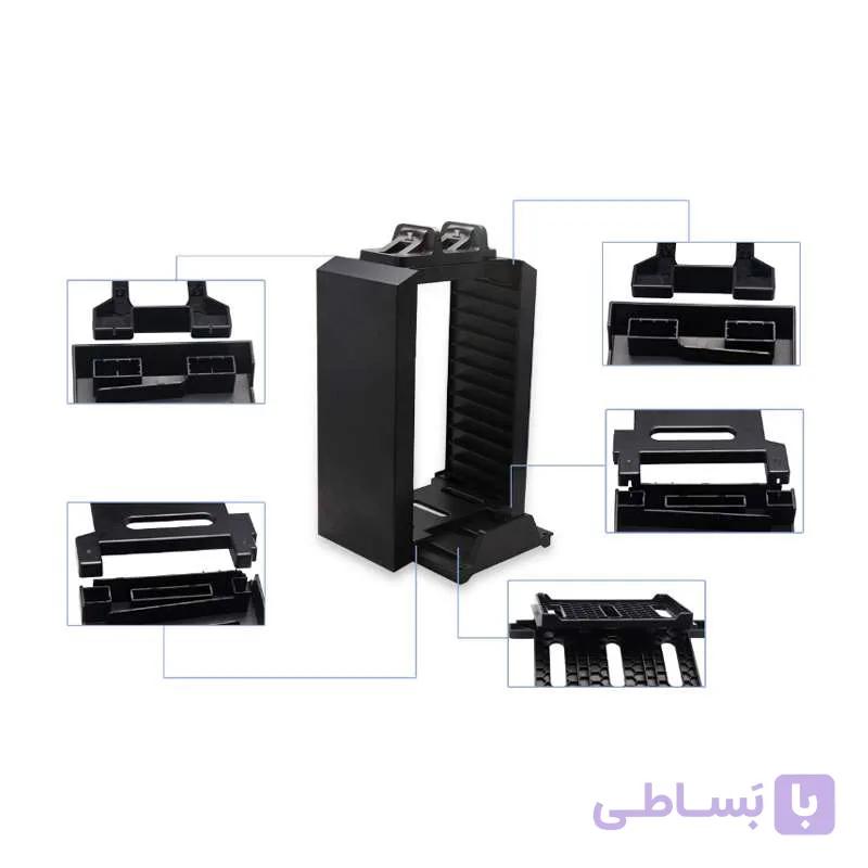 استند چند منظوره دابی مدل TP4-025 ویژه ps4 slim/pro/x-one(s) — تصویر 1