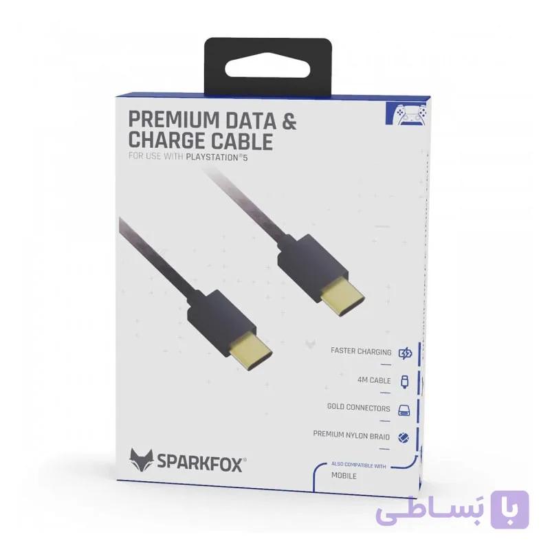 کابل شارژ و دیتا SparkFox USB-C مناسب دوال سنس مدل W20P501 — تصویر 1
