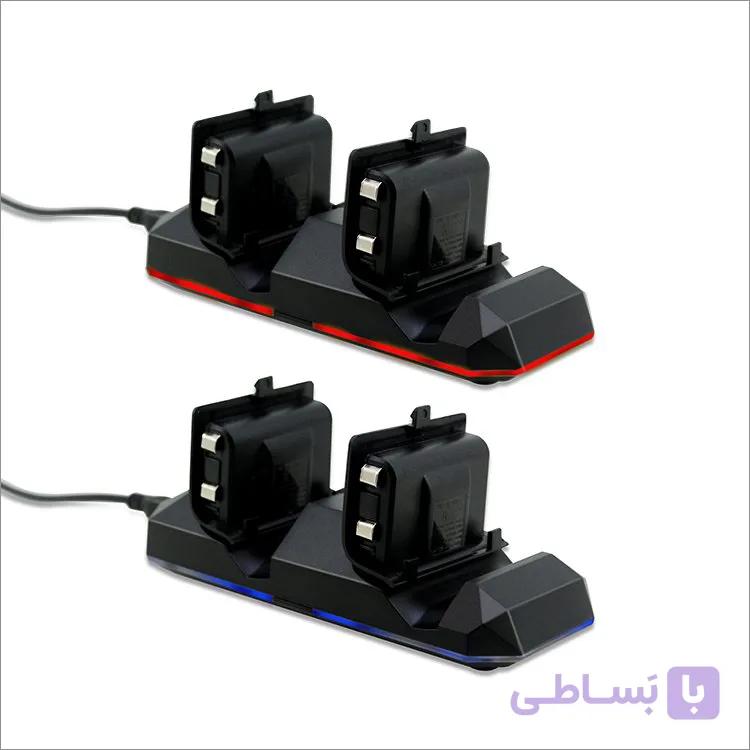 پک باتری و استند شارژ دسته ایکس باکس وان دابی  مدل TYX 695 — تصویر 1