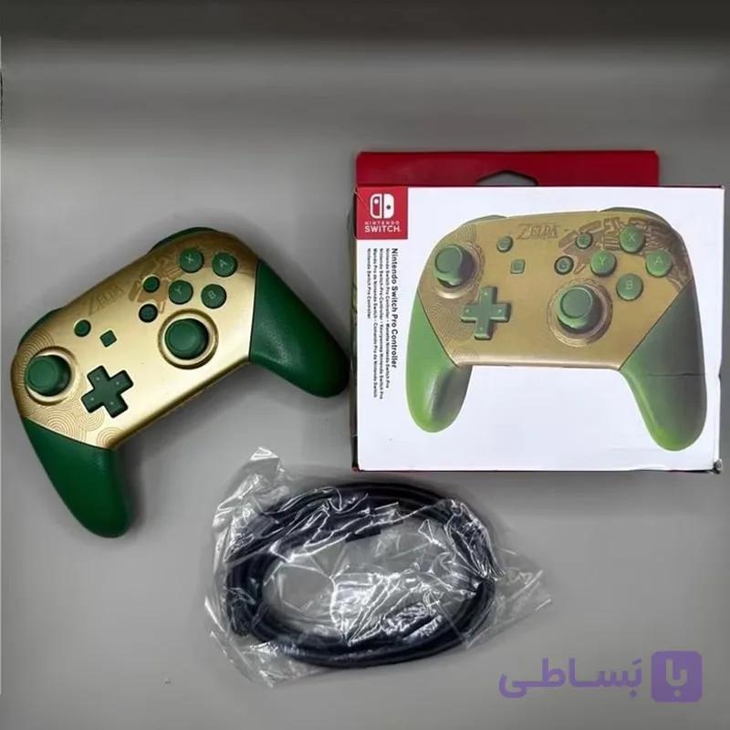 کنترلر نینتندو سوییچ پرو طرح zelda — تصویر 1
