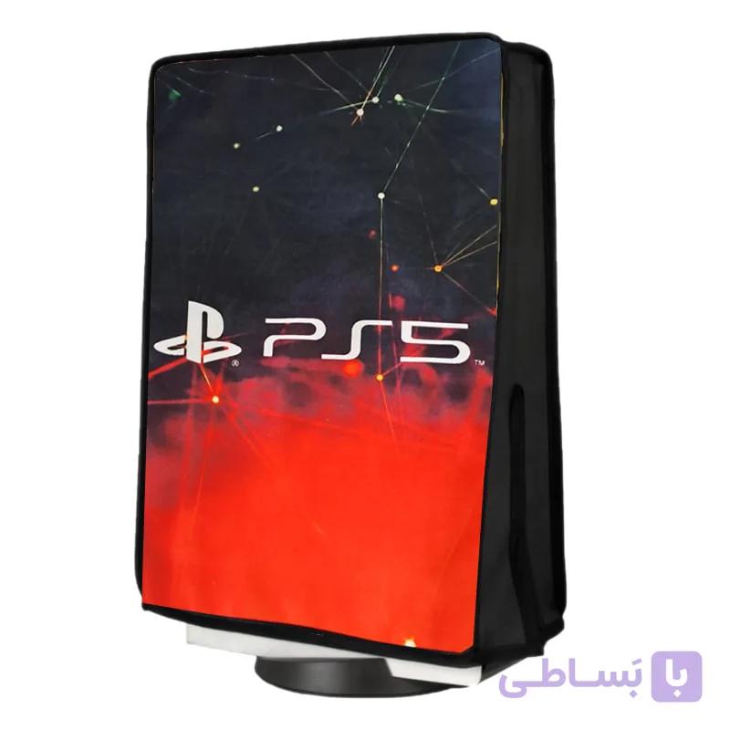 کاور کنسول PS5 فت طرح لوگو پلی استیشن PS — تصویر 1