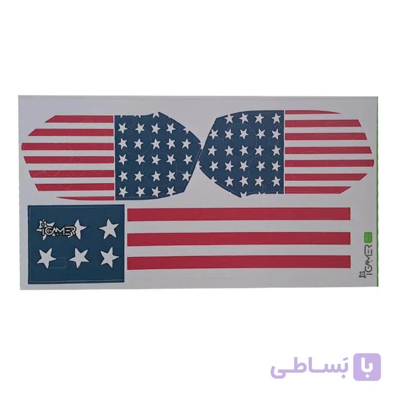 برچسب کنسول Xbox series s (iG) طرح USA — تصویر 1
