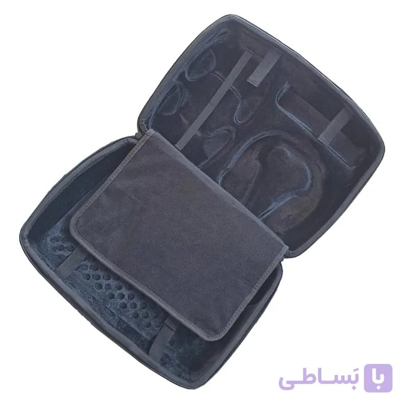 کیف حمل کنسول سه کاره PS5 Slim/Pro/Fat مخملی — تصویر 1