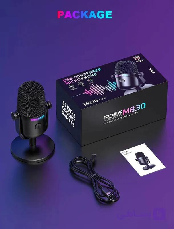 میکروفون گیمینگ اونیکوما مدل Onikuma M830 — تصویر 1