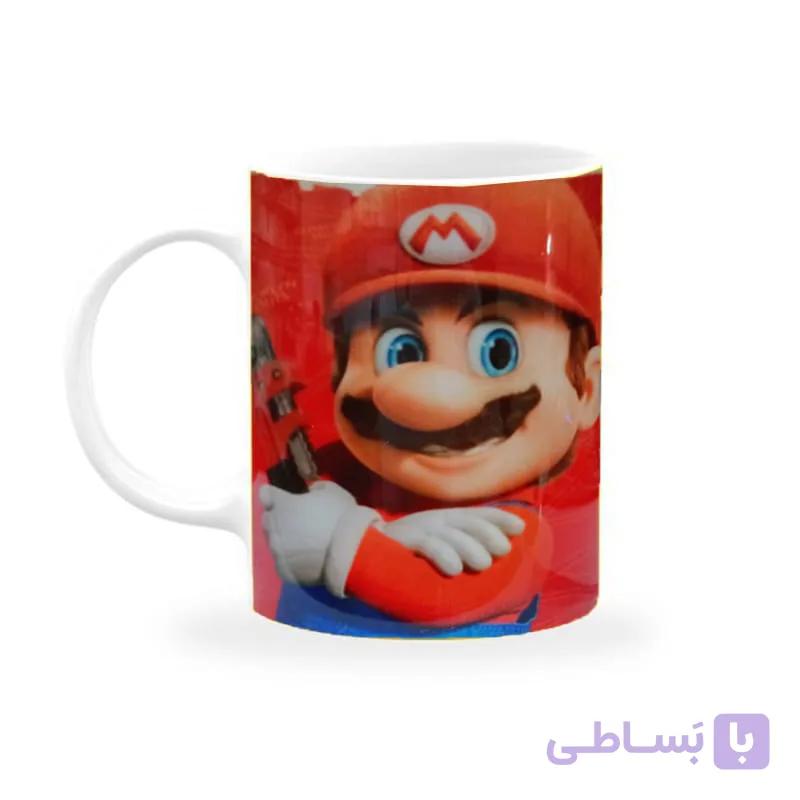 ماگ گیمینگ سرامیکی طرح سوپر ماریو super mario — تصویر 1